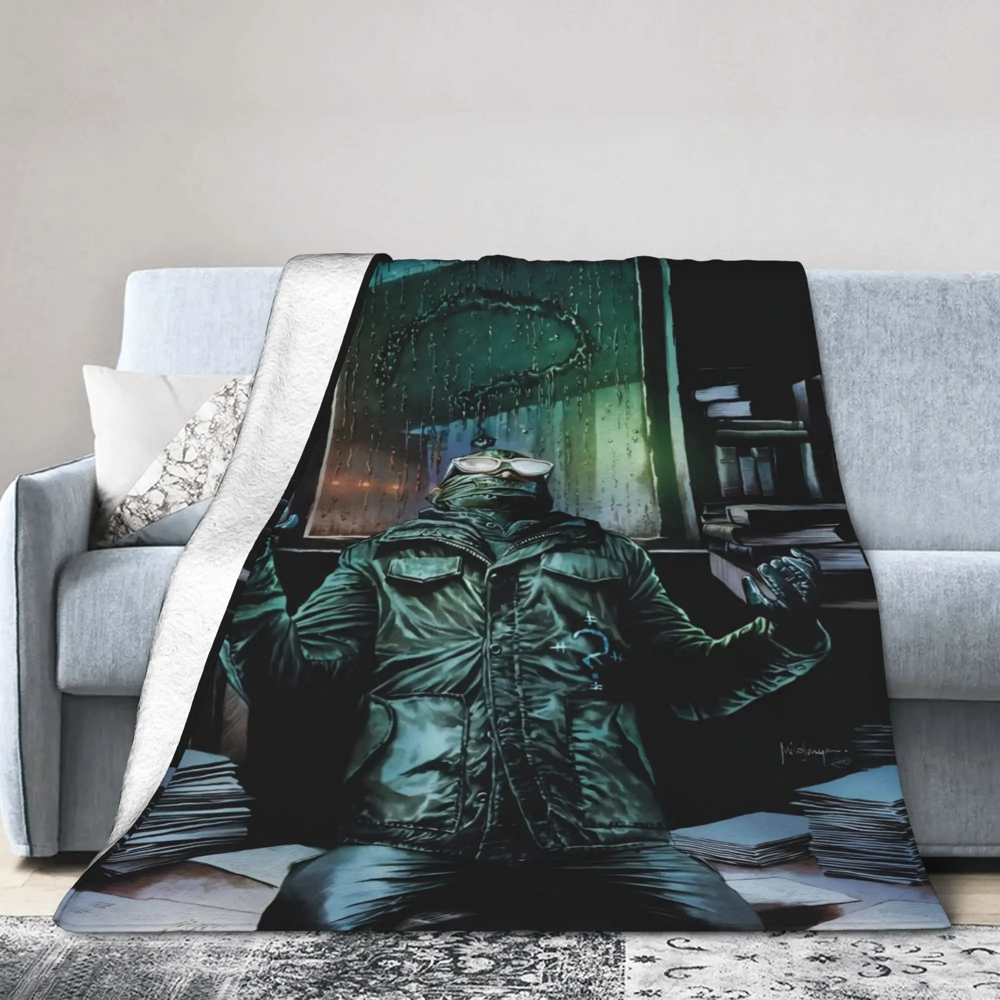 Paul Dano Riddler Wool Blanket Movie Awesome Throw Blanket for Home 125*100cm Bedspread