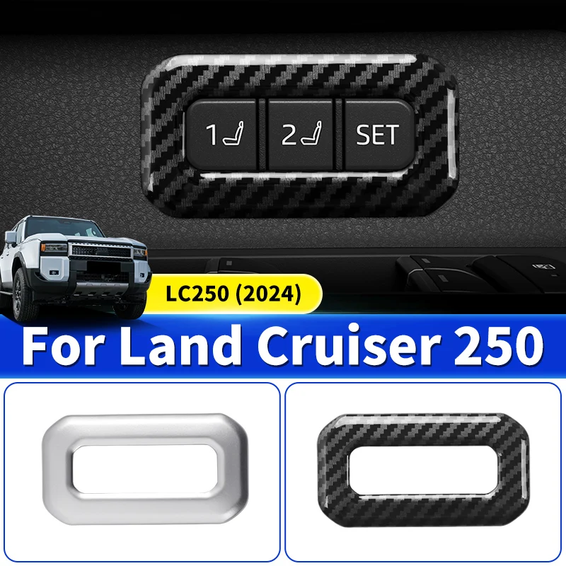 

For Toyota Land Cruiser 250 2024 1958 Prado LC250 First Edition FJ250 Memory Seat Button Decoration Cover,Interior Accessories