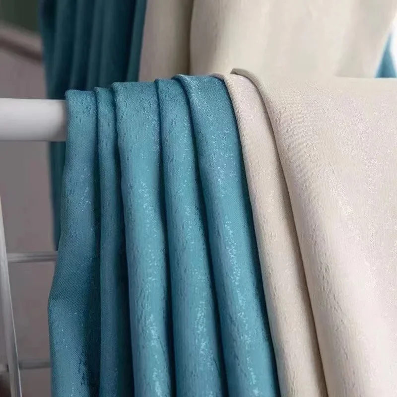 

Jacquard High-precision Curtains, Bedroom Sunshade Cloth, Sun Protection, Heat Insulation and Light-proof Curtains