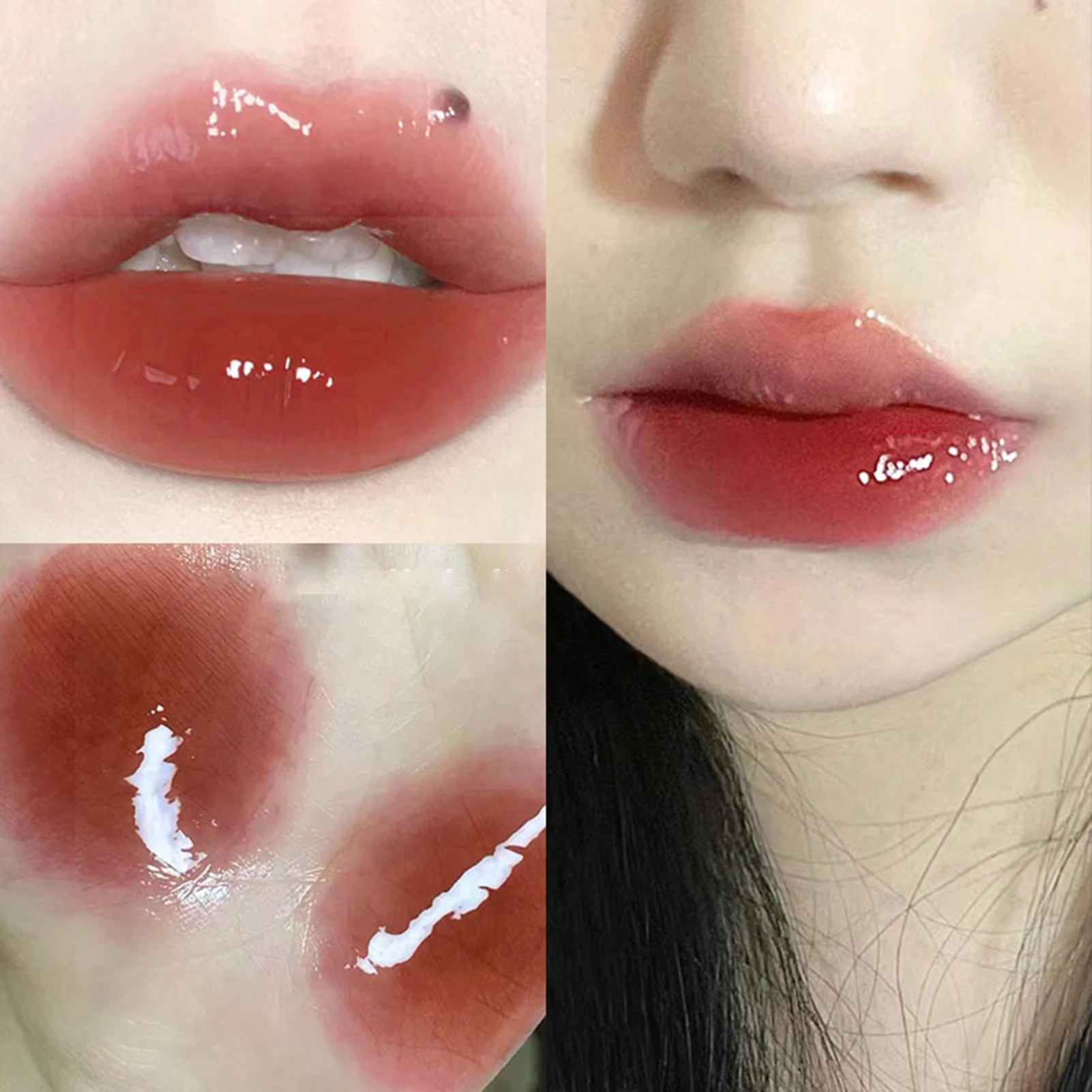 Longwear Moisturizing Lip Gloss Full Coverage Non-Sticky Cup Lip Gloss for Birthday Valentine's Day Gift