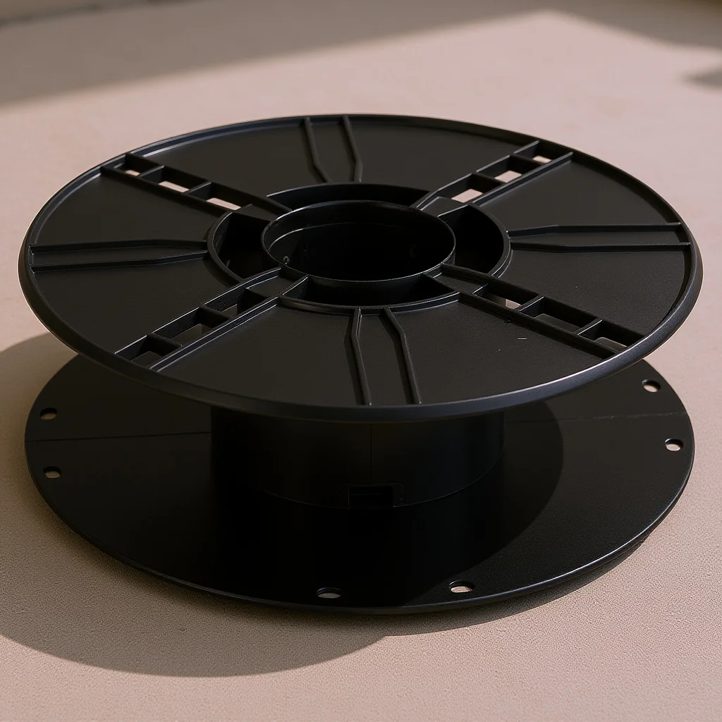 

Cord Storage Reel 1KG Durable Plastic Compact Portable Telescopic Black Winder Spool Cable Roller For Cables Leads