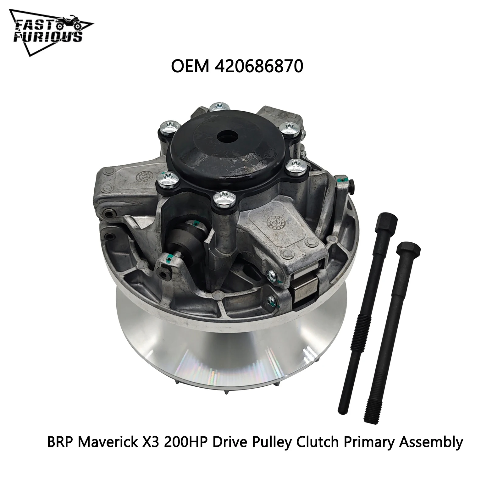 

Первичный блок муфты приводного шкива с инструментами для разборки для Maverick X3 200HP Turbo RR 2022+ OEM 420686870 417224867