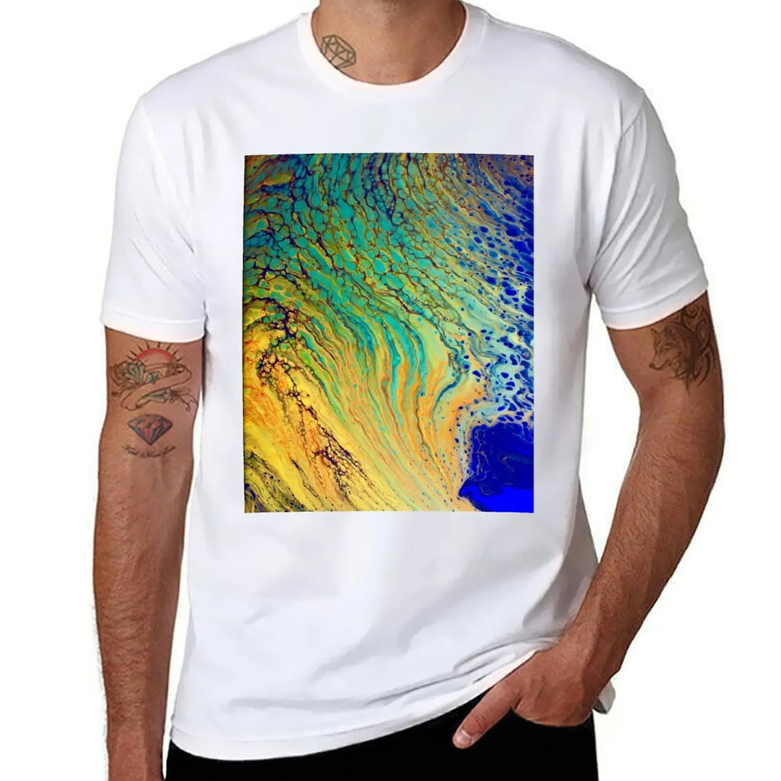

OCEAN WAVE T-Shirt t shirts designer man t shirts for men casual T-Shirt