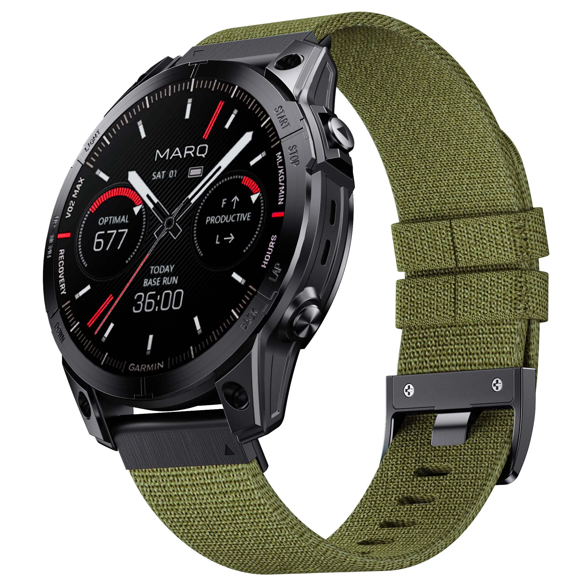 Runcool 22 26MM Suitable for Garmin Fenix7X Pro/6X/5 Nylon Jacquard Ribbon Suitable for Fenix6/7/Instinct Replacetment Bracele