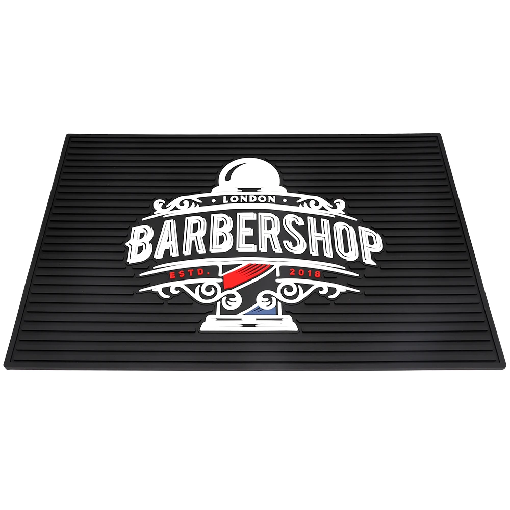 

Barbershop Hairdressing Tools Storage Cushion Hair Cutting Clippers Scissors Display Pad Heat Resistant Mat