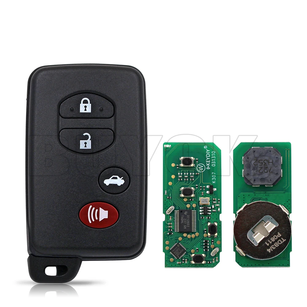 KEYDIY KD 4D مفتاح ذكي TDB01 TDB03 TDB04 TDB05 TDB07 TDB36 TDB42 لتويوتا 0140 0500 0030 0780 0111 F433 A433 5290 7890 3370