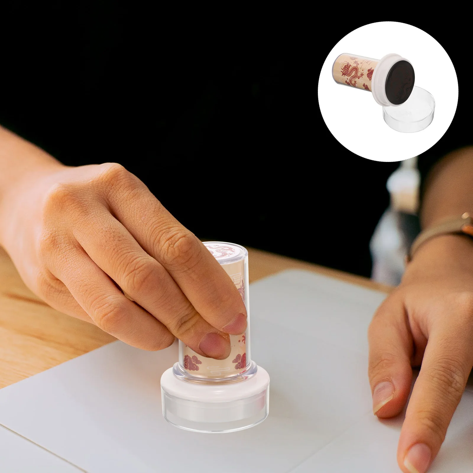 

1 set 2024 Cartoon Stamps 3cm Red Light Sensitive Cartoon Stamps for Scrapbooking Crafts Gifts Storage Tools