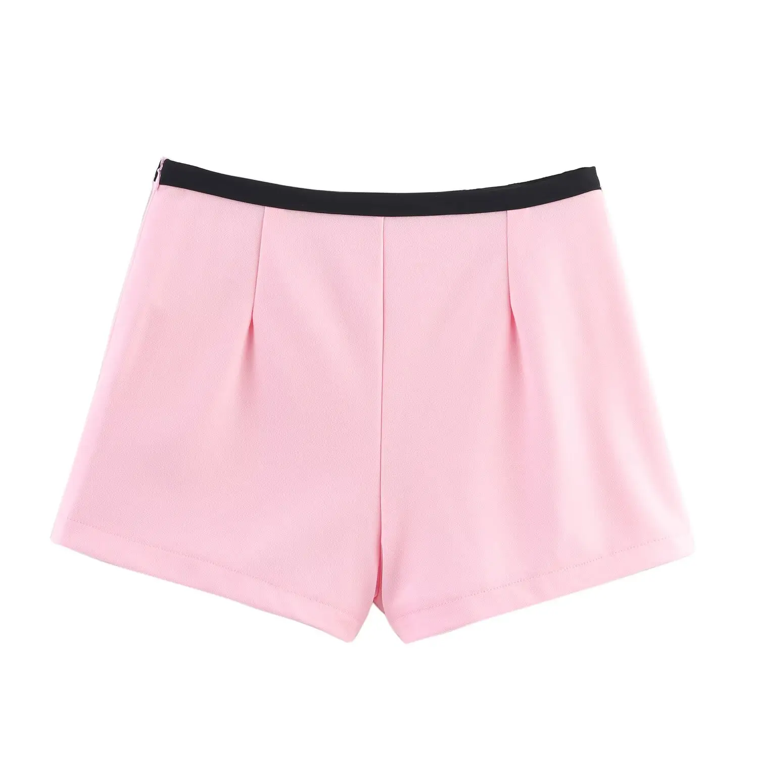 JNLEAOG Celana Rok Wanita Desain Fashion Musim Semi dengan Hiasan Simpul 364459 atau Set Dua Potong V-ne