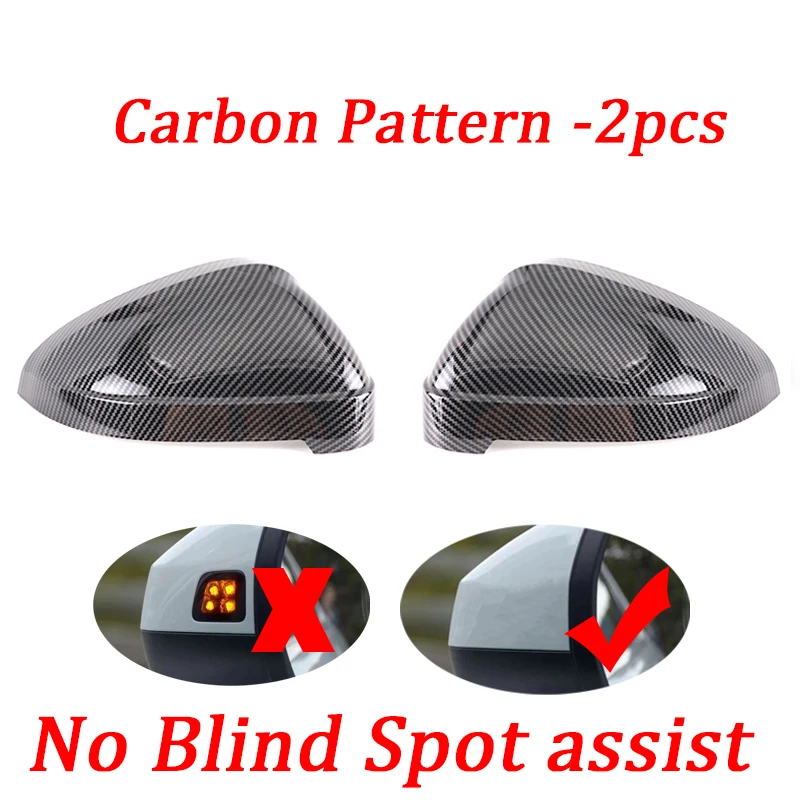 A4 A5 B9 Black Carbon fiber Matte Silver Side Wing Mirror Caps For Audi S4 RS4 S5 RS5 2017-2023 allroad Quattro replace Covers image 3