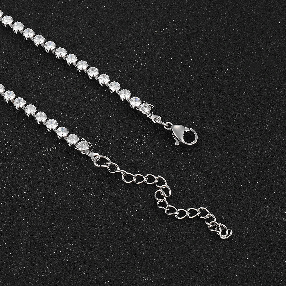 Edelstahlkette Hochwertiger Modeschmuck im Neo-Gothic-Stil für Männer und Frauen – Detail 2