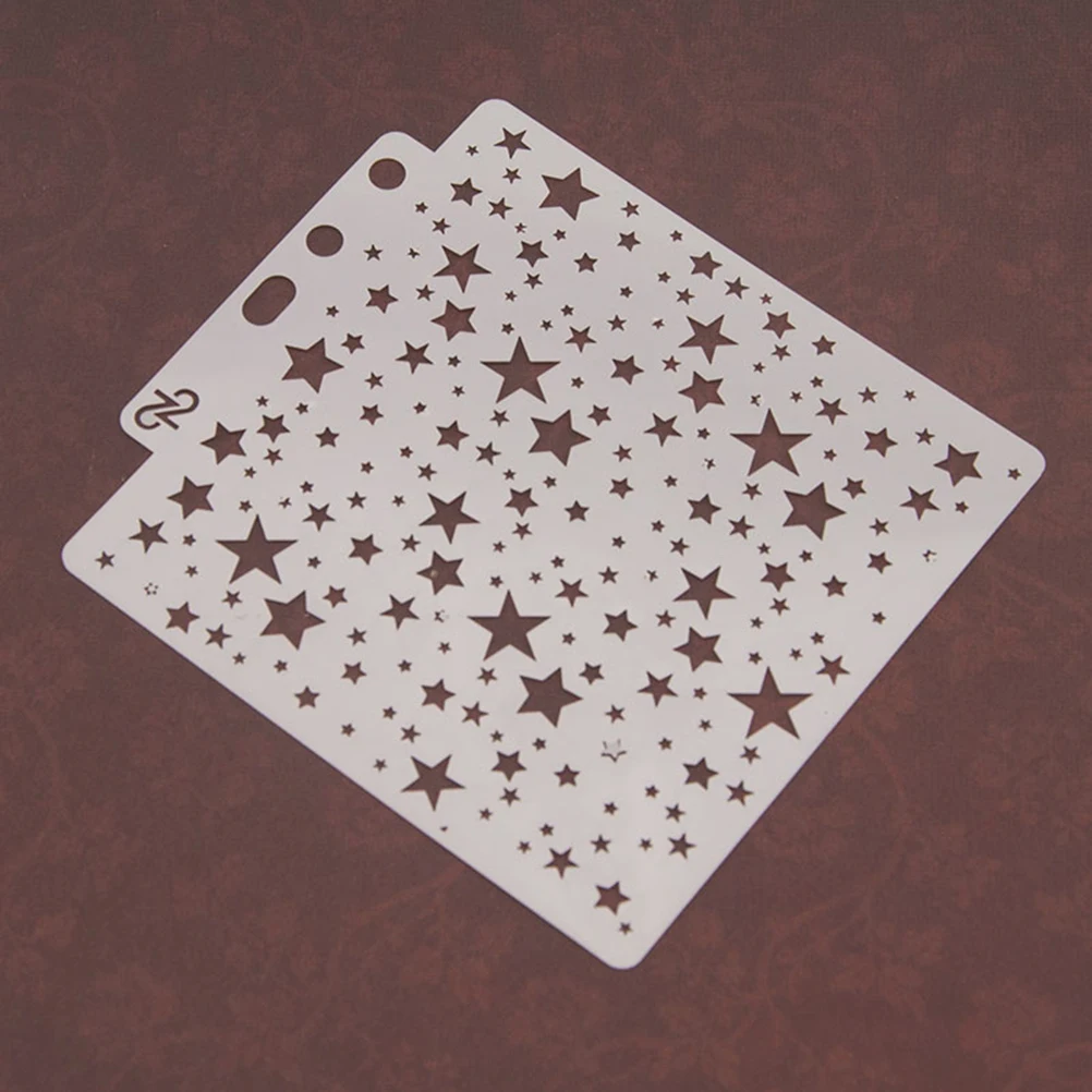 Drawing Template Stencil Cake Stencils for Buttercream Templates Tile Pattern Painting Star Shape