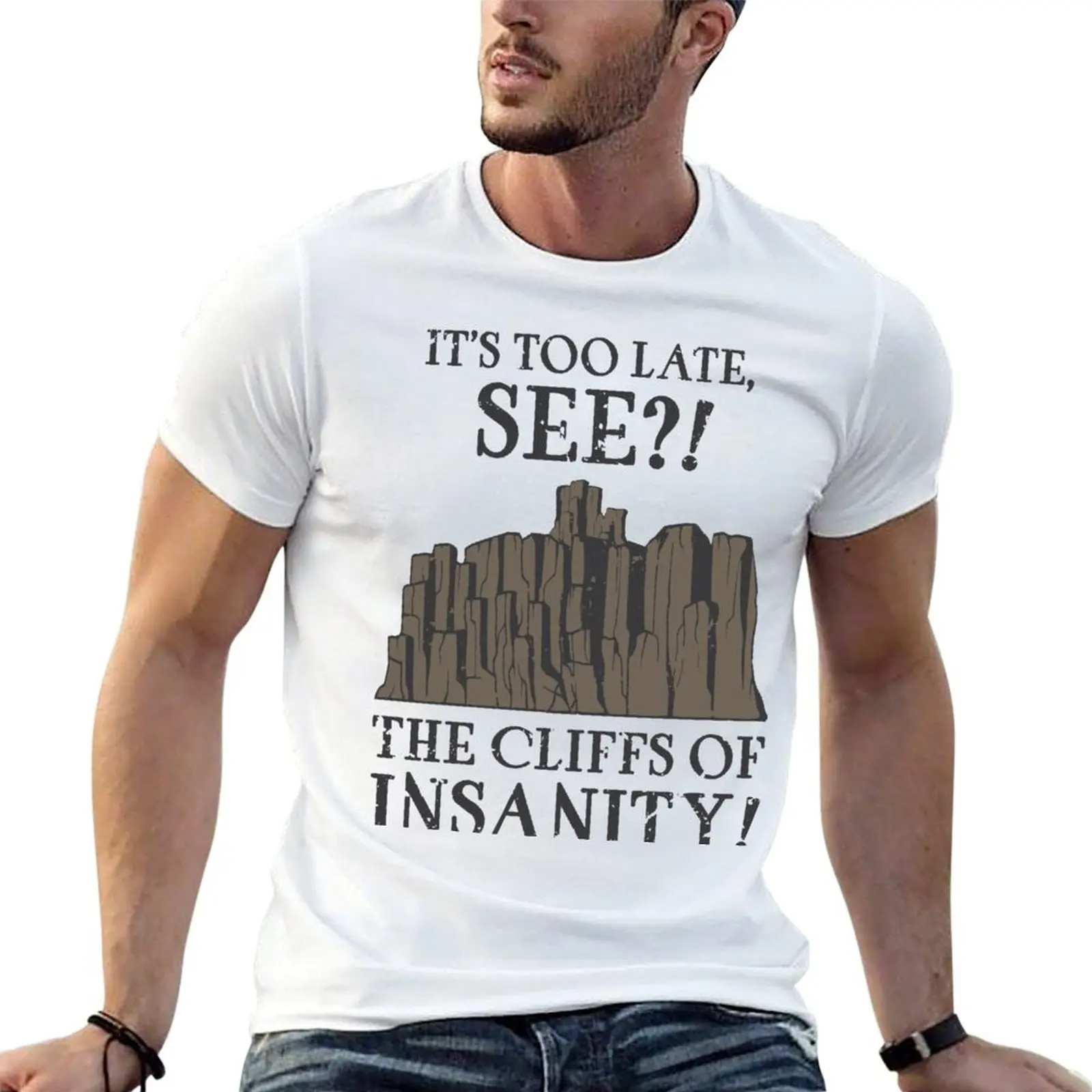 

t CLIFFS t T-Shirt INSANITY! shirt 100% shirts man for cotton men cotton pack OF THE