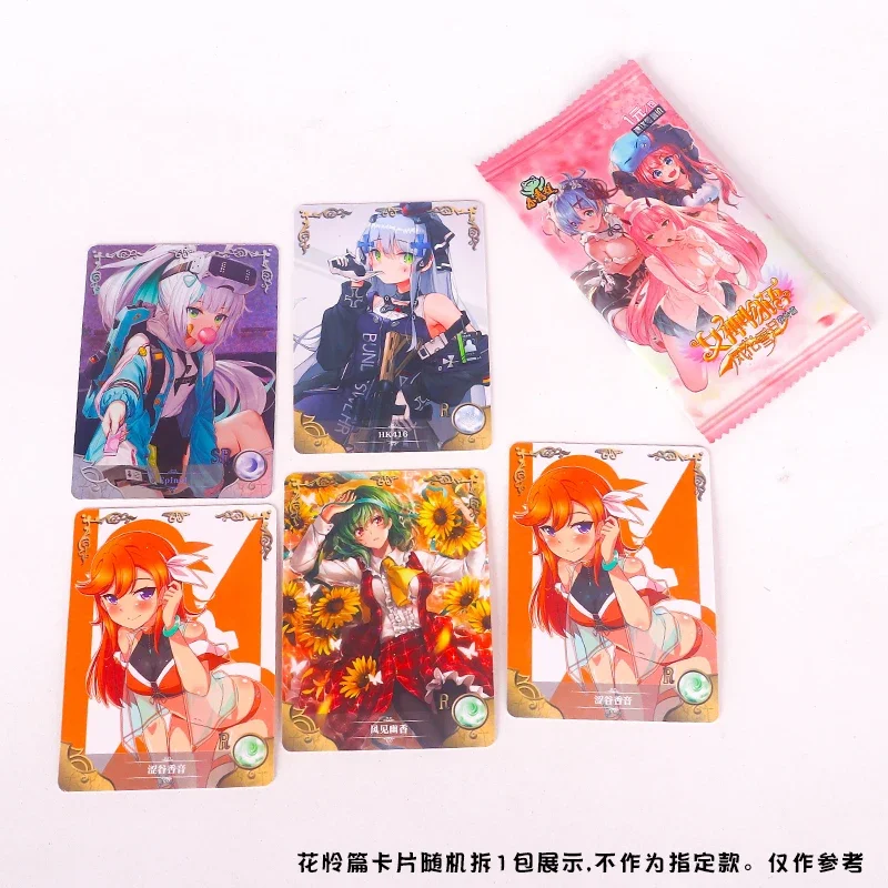 Goddess Story Random 1 Packs Collection Girl Party Swimsuit Bikini Ssr Anime Character Flash Card Table Partys Game Cards Toy