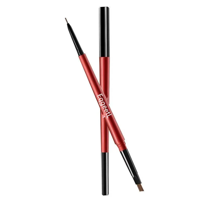1Pcs Make Up Natural Double-headed Superfine Eyebrow Pencil Waterproof Dual Paint Black Brown Eye Brow Pen Long Lasting Makeup