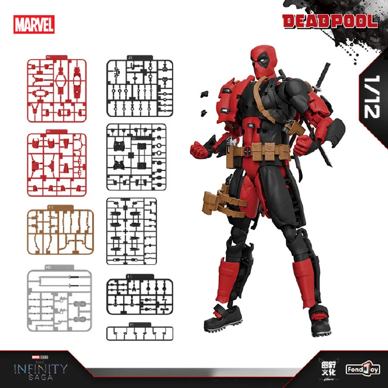 Marvel Figurine 5 pz Modello Kit Scala 1/12 Action Figure Giunti mobili Infinity Saga Tema Desktop Ornamento Figurine squisite