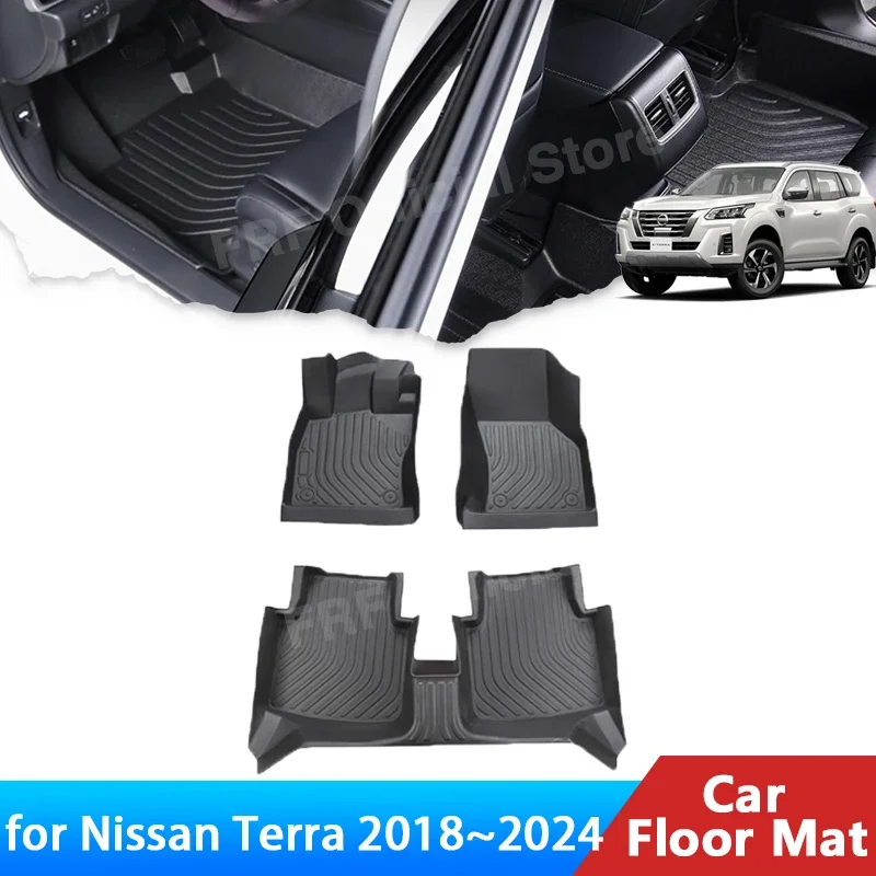 for Nissan X-Terra XTerra X Terra D23 2018 2019 2020 2021 2022 2023 Accessories Floor Mat Foot Panel Line Carpet Pad Waterproof