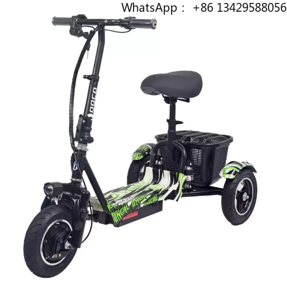 New Foldable Lithium Battery Electric Tricycle Adult Household