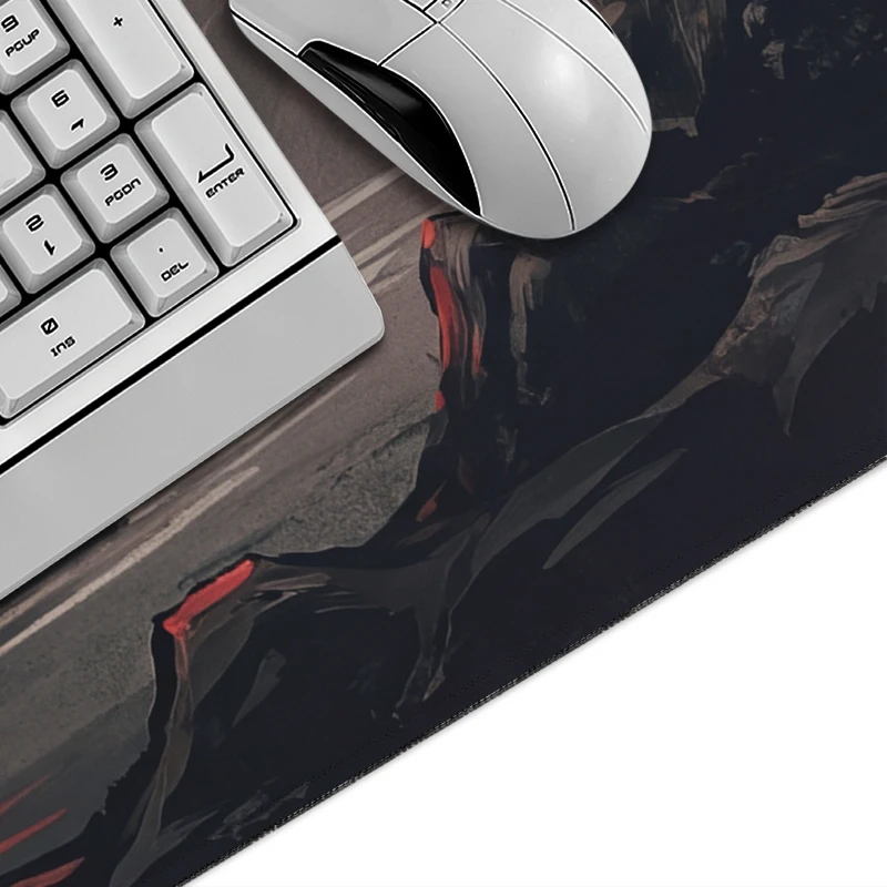 Mouse Pad Gaming Blood Moon Pagoda Landscape XL Home Large Custom Mousepad XXL Soft Carpet Office Gaming laptop Mouse Mats