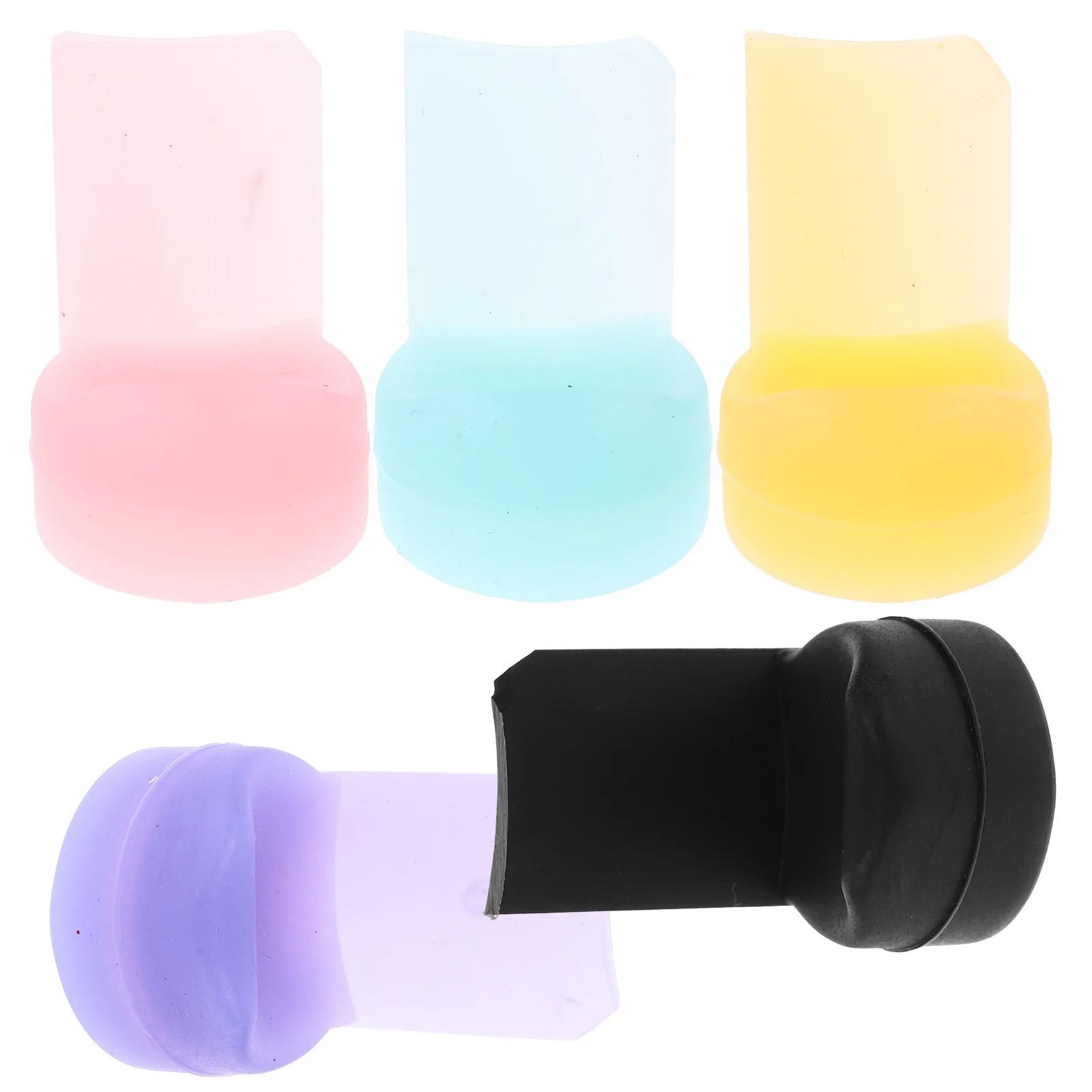 

5 Pcs Clarinet Thumb Rest Finger Support Silicone Pads Vibrant Color Antislip Texture for Comfort Durability Musical Instruments