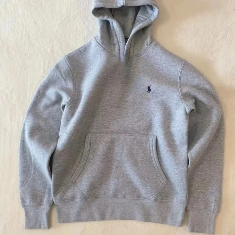 سويت شيرت بقلنسوة فضفاض ومتعدد الاستخدامات من علامة تجارية أوروبية وأمريكية عصرية لمهر الخريف والشتاء للرجال #2