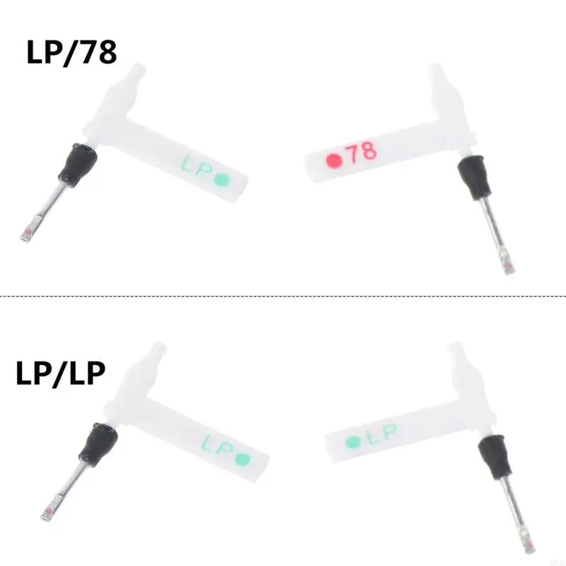 573A 더블 루비 및 플레이어 레코드 소품에 대한 이중 턴테이블 바늘