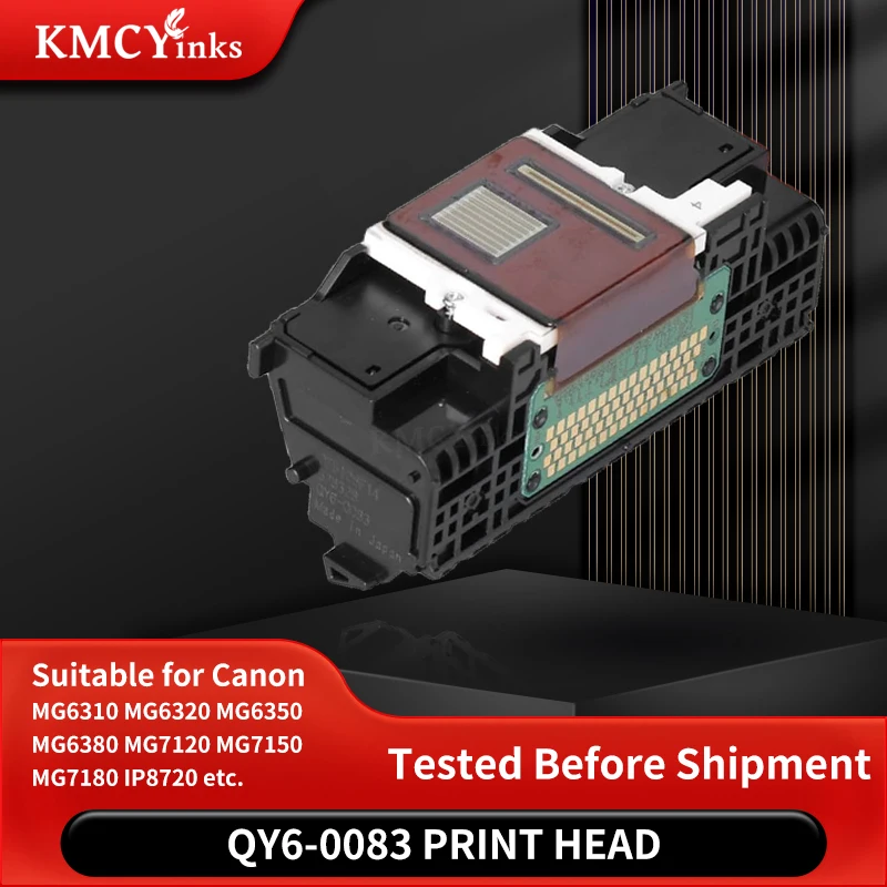 

KMCYinks QY6-0083 0083 печатающая головка для Canon MG6310 MG6320 MG6350 MG6380 MG7120 MG7150 MG7180 iP8720 iP8750 iP8780