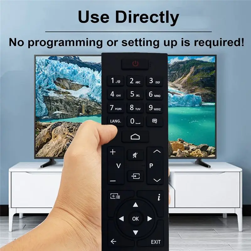 DTC6 CT-8557 RC43157 Remote for Toshiba TV 24WA2063DA 32WA2063DA 43UA2063DA 49UA2063DG 50HAK6151 55UA2063DG 58UA2063DG