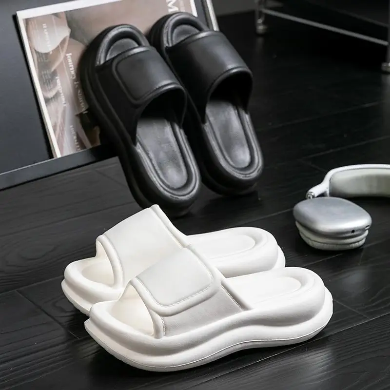 Comfortable Platform EVA Non Slip Slippers Women Summer 2026 Lightweight Height Increase Sandals Woman's Fashion Beach Shoes