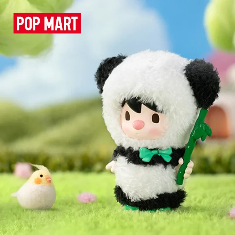 POP MART Seri Permainan Hewan Kacang Manis Tas Menebak Kotak Buta Boneka Mainan Kotak Misteri Figur Anime Koleksi Hadiah Ornamen Desktop