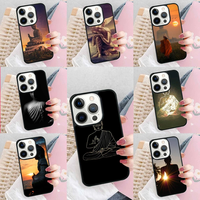 Gautama Buddha Phone Case Cover For iPhone 16 15 14 plus XR XS 11 12 mini 13 pro max coque Shell Fundas