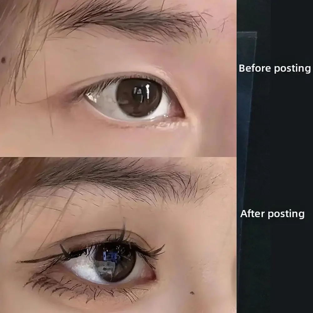 ที่มองไม่เห็นสติกเกอร์ตาสองชั้นกันน้ําโปร่งใสกาวฟรีอุปกรณ์แต่งหน้าตาธรรมชาติไม่มีรอยแผลเป็นแต่งหน้าทนเหงื่อ