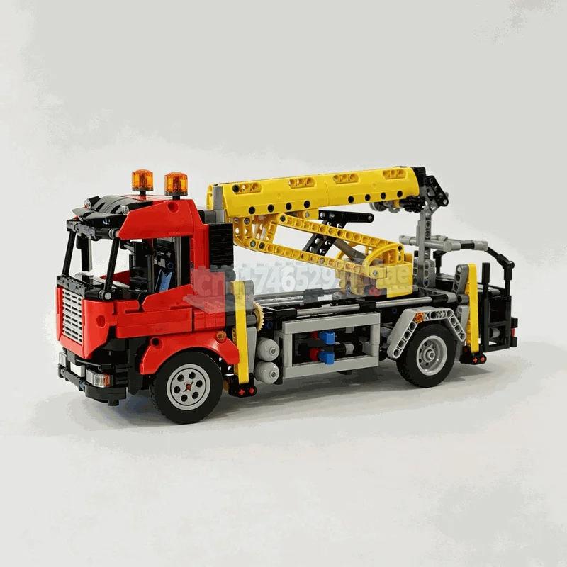 1041 PCS Cherry Picker Upgraded MOC Model Custom Building Blocks DIY Creative Assembly Educational Toy Gifts Collection Display