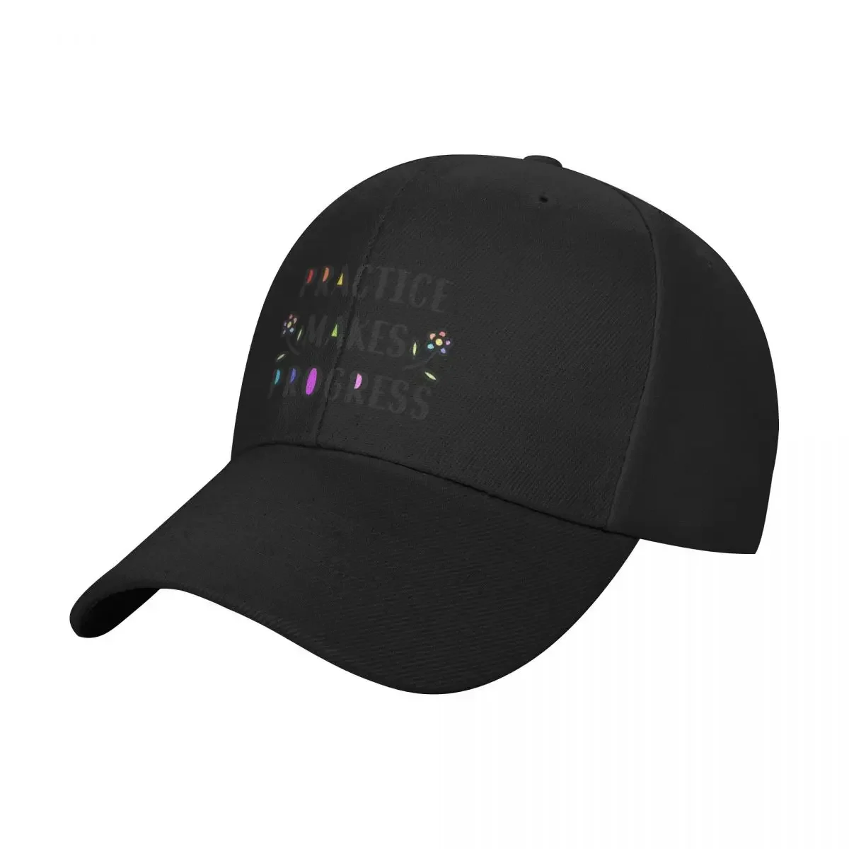 Rainbow Practice Makes Progess Baseball Cap hard hat Dropshipping Woman Hats Men's