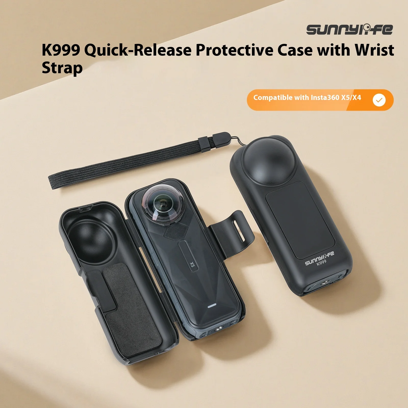 

Sunnylife Insta360 X5 protective case cover lens screen X4 protective case anti-drop case dust-proof accessories