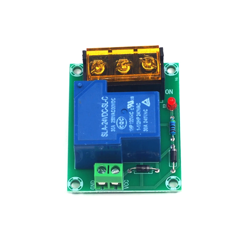 XH-M175 relay module Normally open and normally closed 30A high current relay output 5V 12V 24V power supply