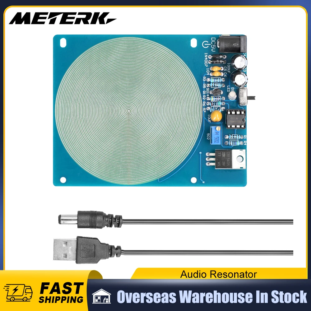 Резонансный генератор волн Шуманна, 7,83 Гц, сверхмощный резонатор частоты, импульса, аудио, USB-интерфейс, индикатор, функция включения и выключения