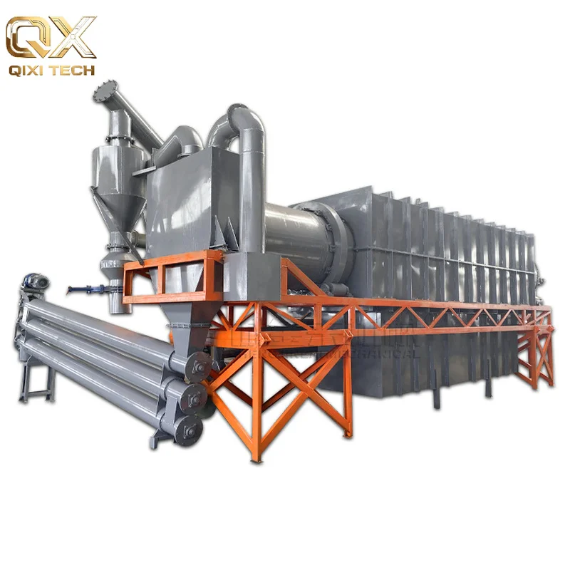 High Efficiency E-Waste Carbonization Furnace, for Recycling Electronic Components, Capacitors and Batteries