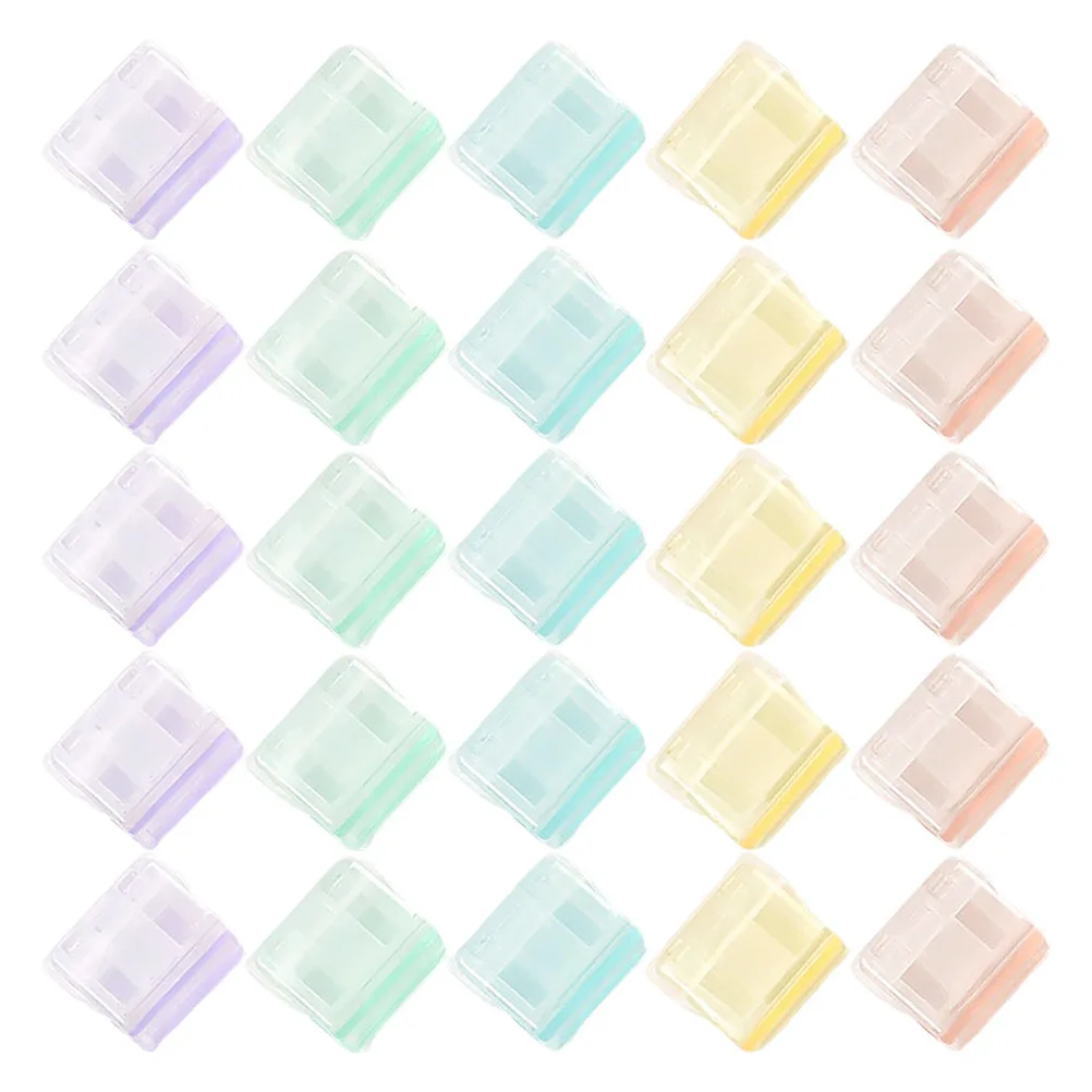 

50pcs Plastic File Clip Reusable Large Capacity For Documents Papers Envelopes Business Cards Office School Home