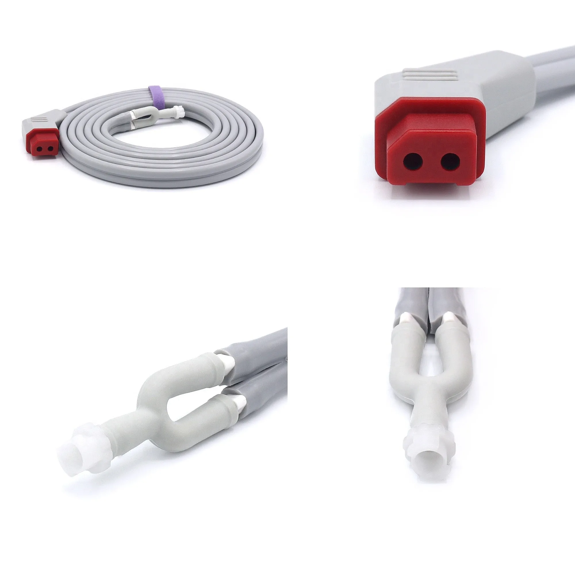 Compatible Reusable  YN-900P 901P NIBP Hose Adult/Pediatric Double Tube
