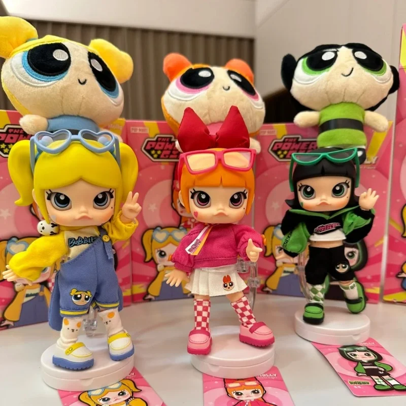 

Official Genuine POP MART Molly Powerpuff Girls Series Mobile Doll Blind Box Handmade Small Festival Surprise Gift Mystery Box