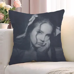 L-lana Del ReyS Pillowcase 40*40 Case for Pillow Cover Short Plush Chair Cushion Lounge Chairs Decorative Pillowcases 40x40 Sofa