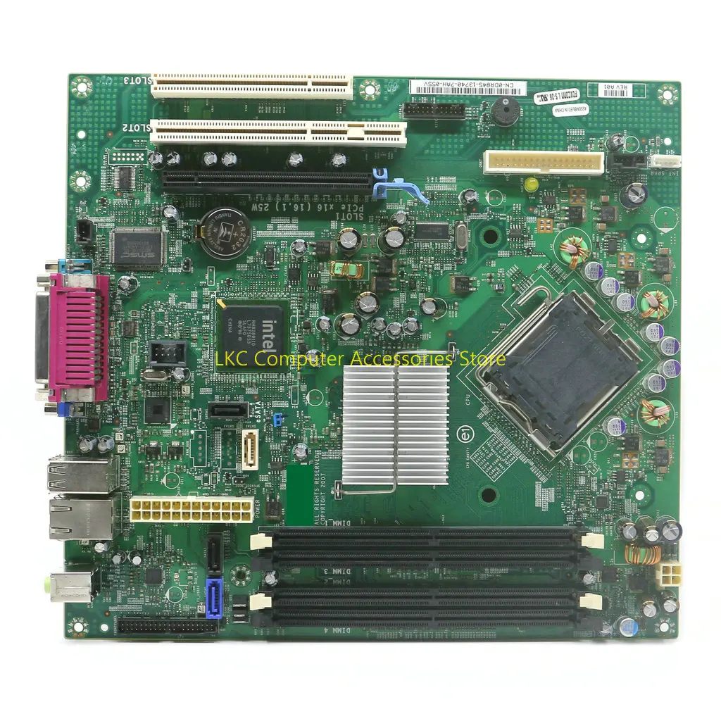 Für Dell Optiplex 755 dt 755dt Desktop-Motherboard dr845 0 dr845 CN-0DR845 wx729 0 wx729 CN-0WX729 rev a01 mainboard 100% getestet