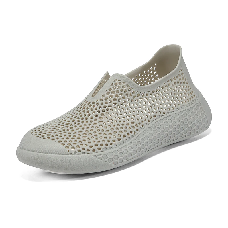 Men's and women's perforated sandals summer breathable fashionable casual walking shoes couple outdoor lightweight beach shoes