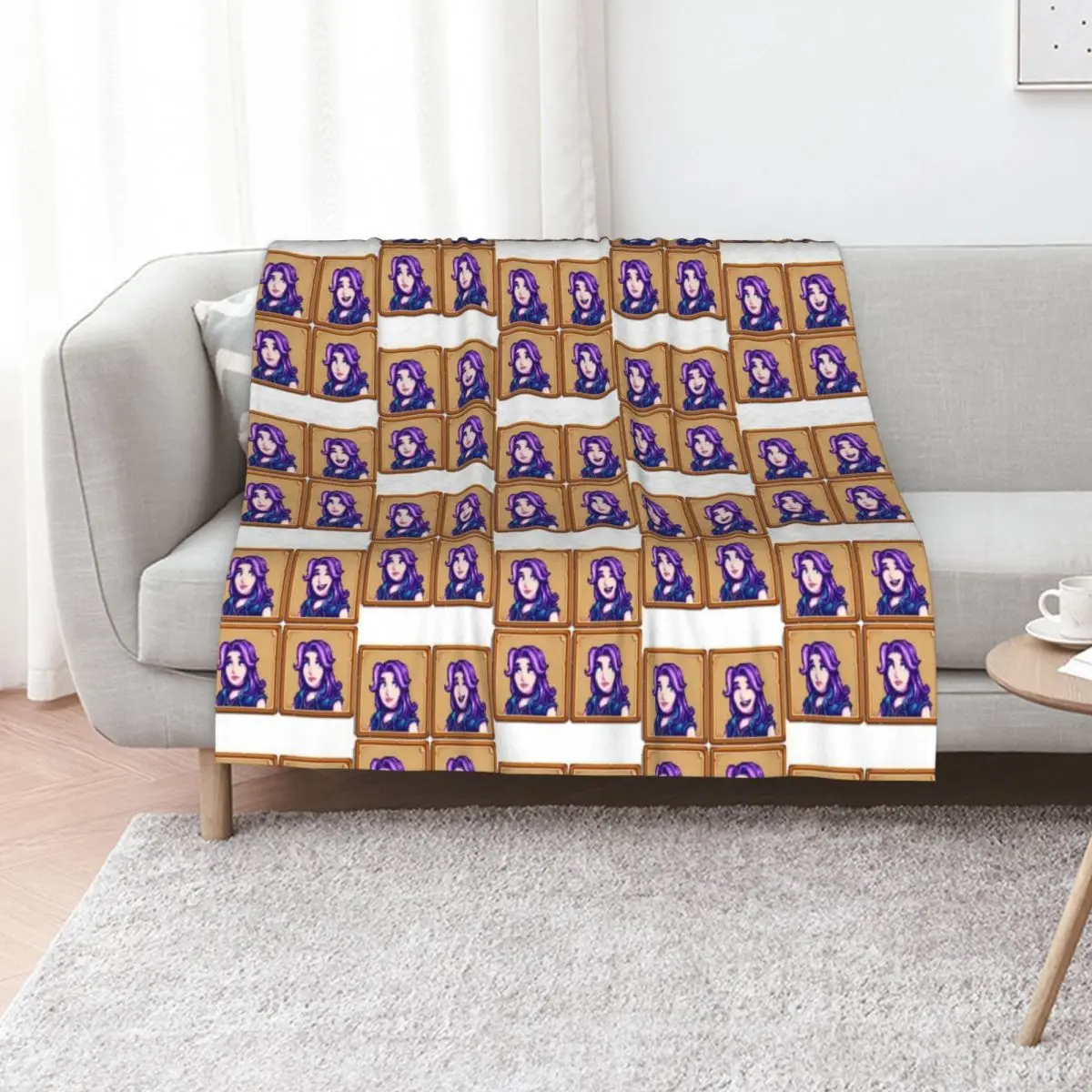 

Stardew Valley - Abigail Throw Blanket blankets and throws Softest Hairy Moving Blankets