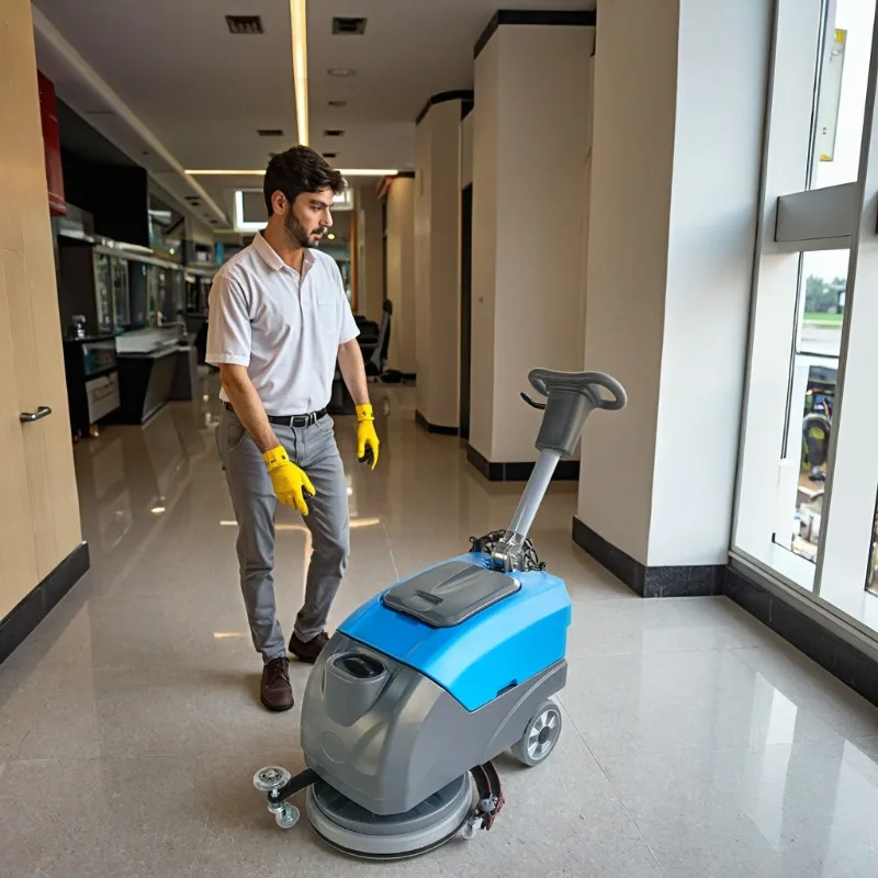 25L Industrial Floor Washing Machine Scrubber Dryer Floor Scrubber and Dryer Machine Floor Cleaning Machine With CE
