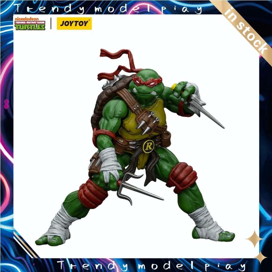 

In stock Original JOYTOY TMNT-Raphael 1/18 Action figure Model Toys Gifts