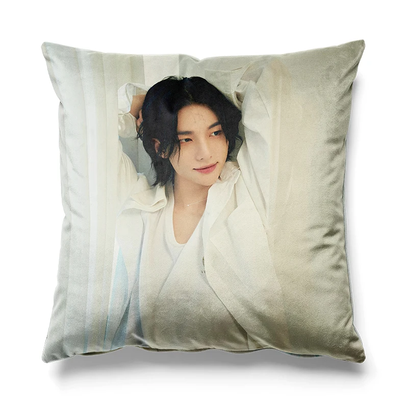 Aertemisi Hyunjin Hwang Square Throw Pillow Cushion Covers Cases Pillowcases for Sofa 45cm x 45cm