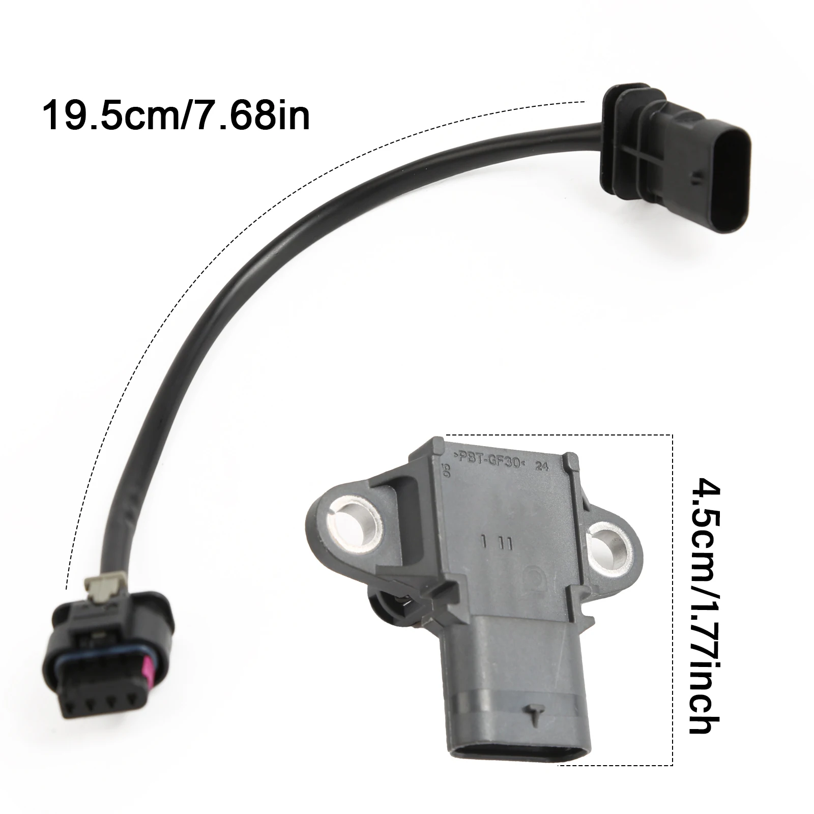 Manifold Absolute Pressure MAP Sensor with Harness Compatible for 135i 335i 535i N20 N54 Replace 13627843531