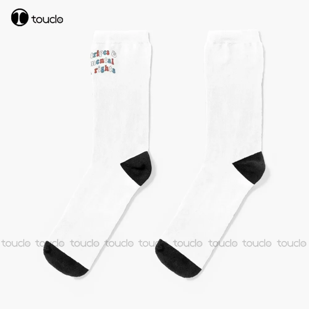 Stars Stripes & Fundamental Human Rights Socks Abortion Ban High Quality Cute Elegant Lovely Kawaii Cartoon Sweet Cotton Sock