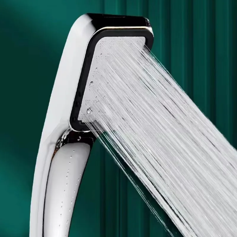 300 Hole Pressurized Dense Water Outlet Shower Head Handheld Square Shower Head Strong Pressure Nozzle Bathroom Accessories image 6
